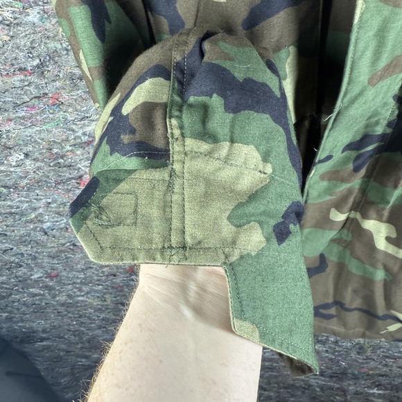 Vintage US Army Coat Field Jacket Mens Small Regular Camo Military 80s Cold Weat - Picture 7 of 16